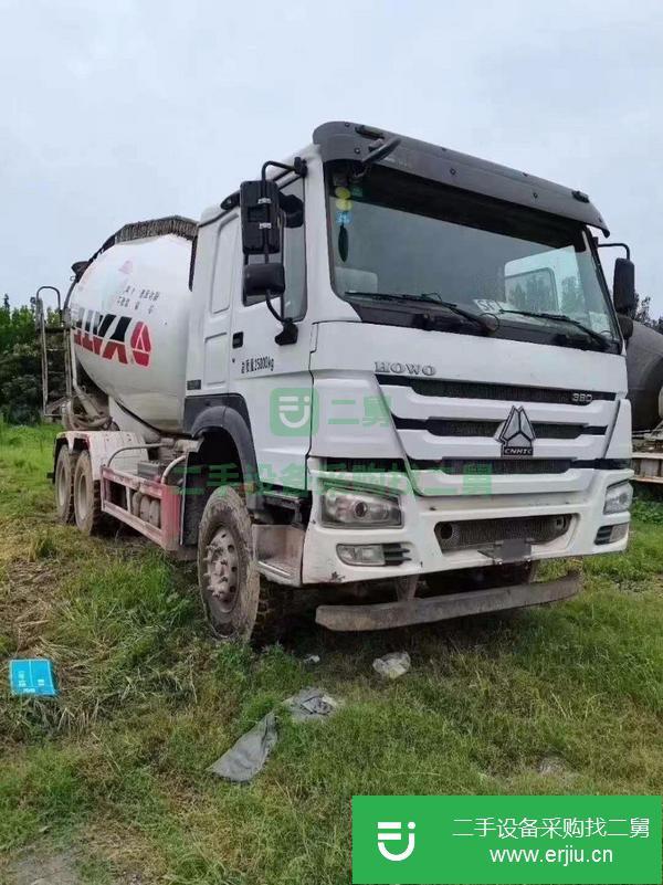 甘肅出售二手豪沃16方攪拌罐車