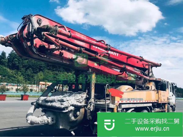 云南出售二手三一重工37米泵車
