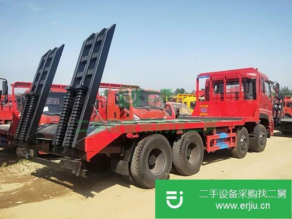 貴州出售二手解放前四后八平板運輸車