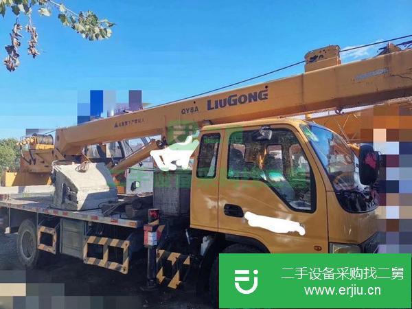 遼寧出售二手國三柳工8噸汽車吊
