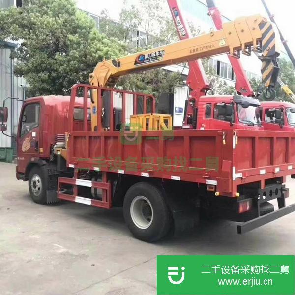 湖北出售二手程力5噸四節臂隨車吊