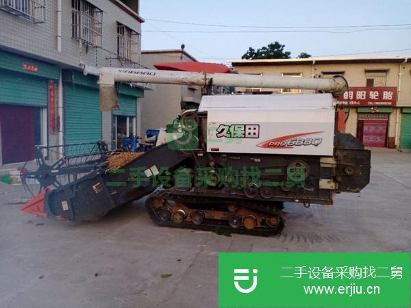 河南出售二手久保田688收割機