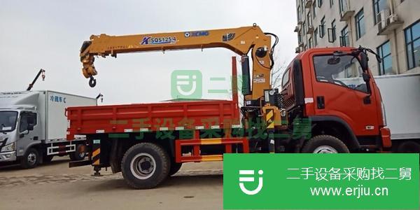 陜西出售二手解放12噸隨車吊