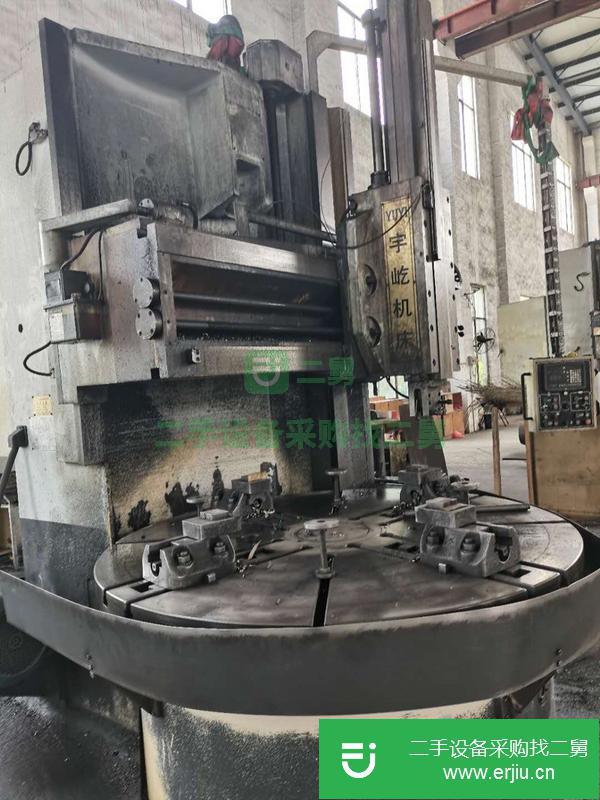 江蘇出售二手2米單柱立式車床,方滑枕