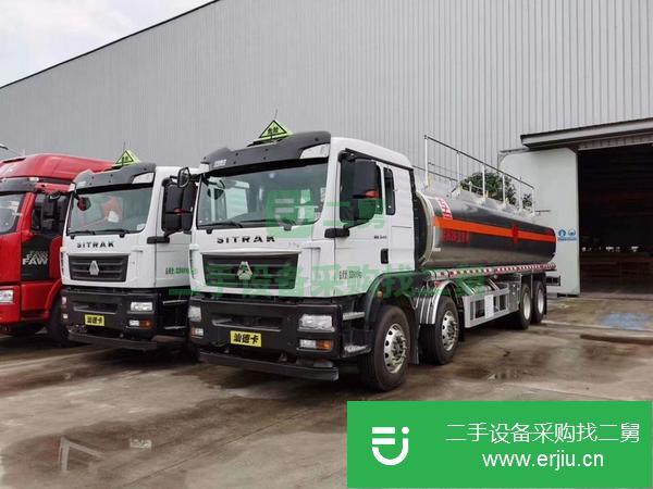 湖北出售二手汕德卡31方油罐車