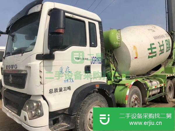 甘肅出售二手豪沃輕量化12方攪拌車