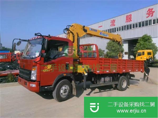 浙江出售二手重汽豪沃4200軸距隨車吊