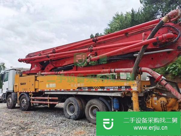 湖南出售二手四橋奔馳48米泵車