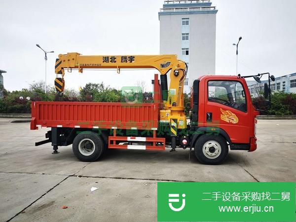 湖北出售二手三一5噸三節直臂隨車吊