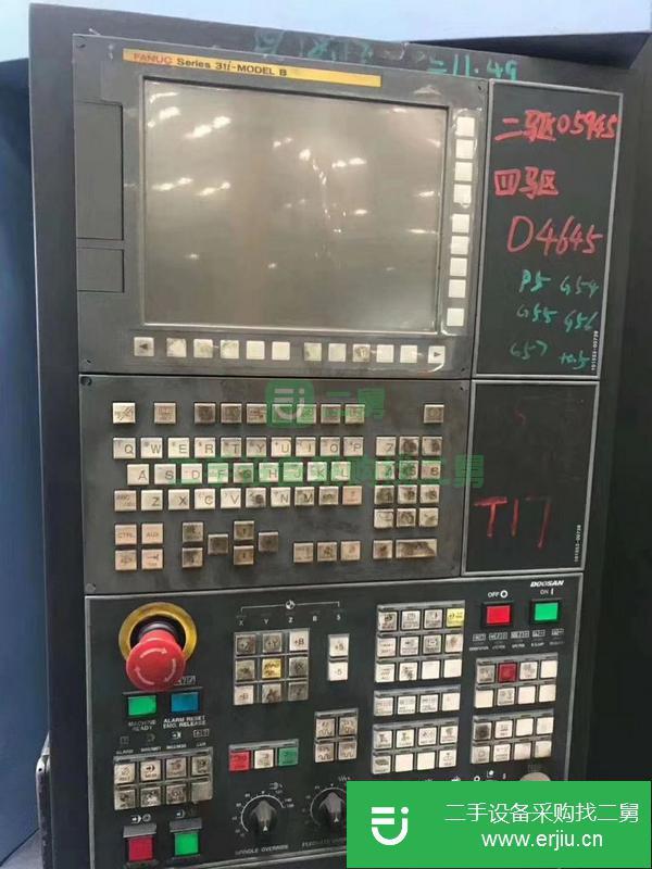 江蘇出售二手韓國斗山5500臥式加工中心