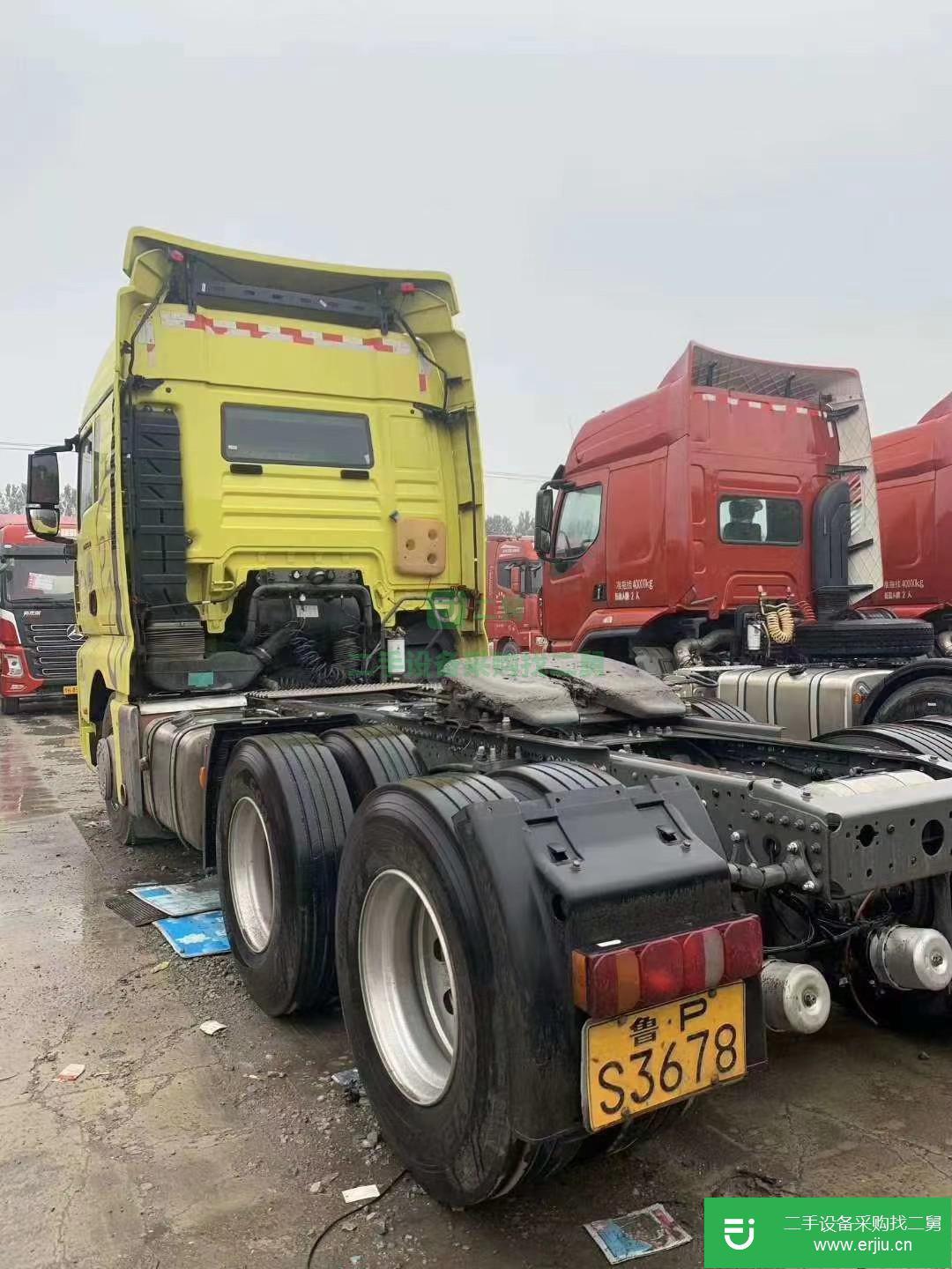 山東出售二手重汽汕德牽引車