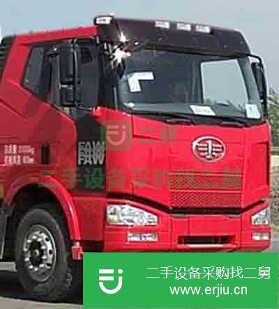 廣西出售二手解放前四后八40方散裝飼料運輸車