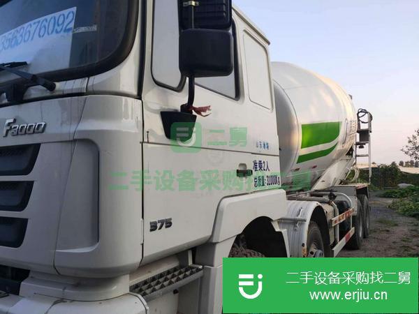 山東出售二手德龍前四后八20方攪拌車