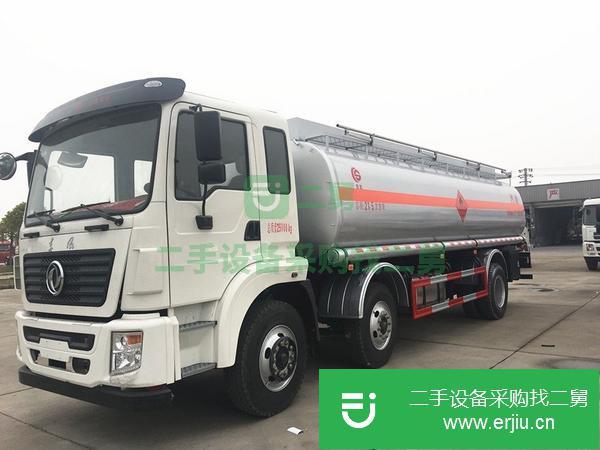 湖北出售二手東風21.5方小三軸油罐車