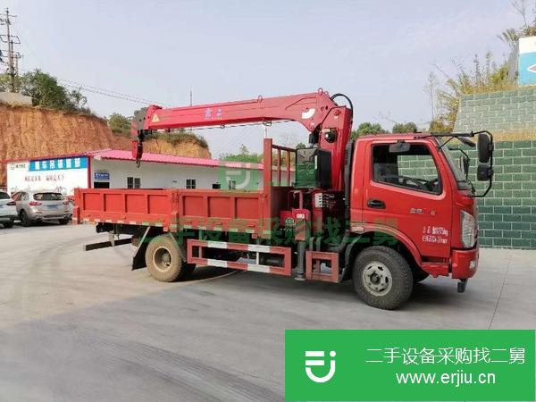 湖北出售二手東風6.3噸隨車吊