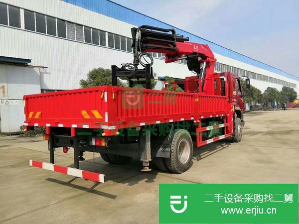 廣西出售二手柳汽6.3噸折臂隨車吊