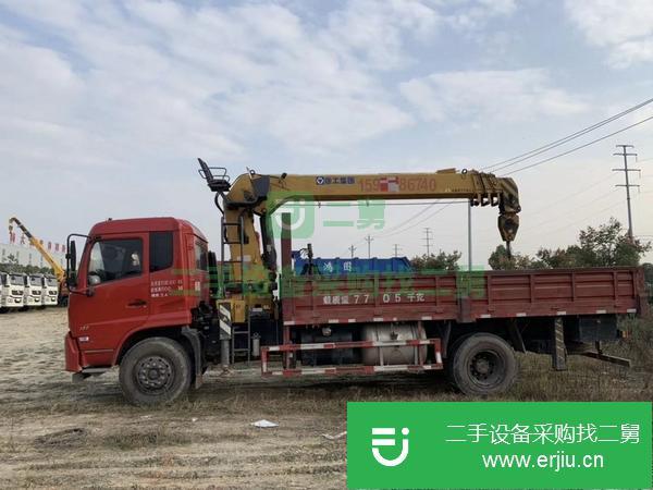 湖北出售二手徐工10噸隨車吊
