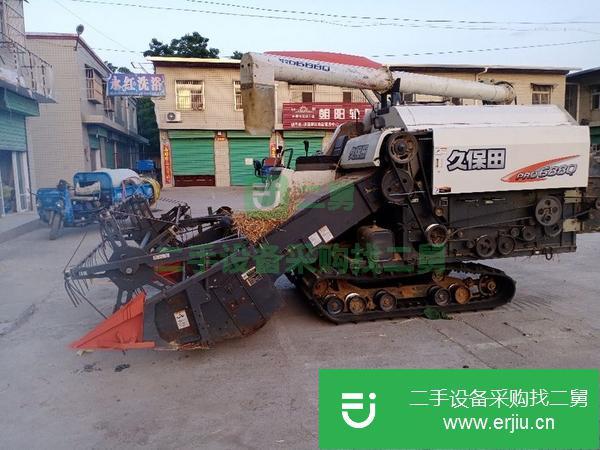 河南出售二手久保田688收割機