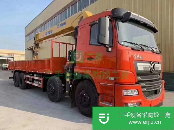 湖北出售二手東風暢行前四后八16噸隨車吊