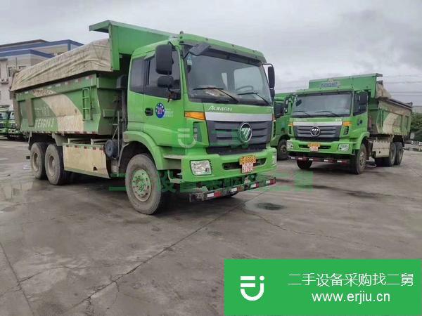 黑龍江出售二手歐曼后八輪國五自卸車
