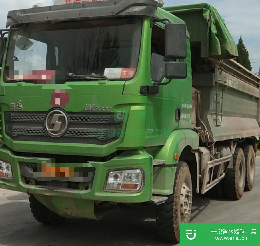 河南出售二手陜汽重卡350馬力自卸車