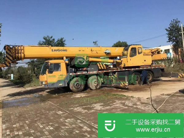 甘肅出售二手柳工50噸吊車