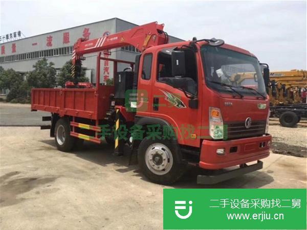 湖北出售二手籃牌三一5噸隨車吊