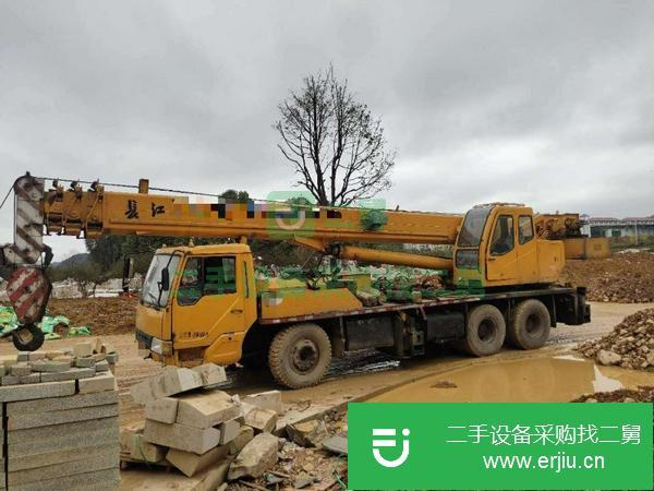 貴州出售二手長江25噸4節臂國三汽車吊