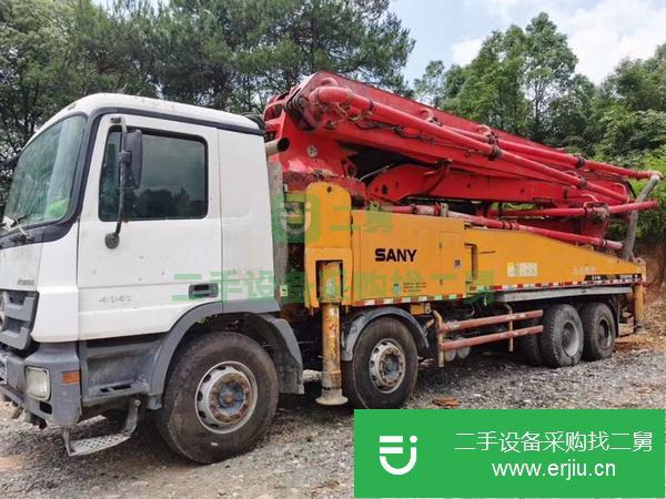 湖南出售二手四橋奔馳48米泵車