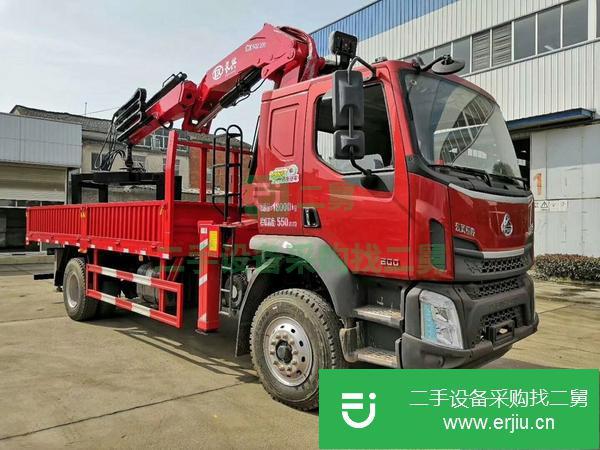廣西出售二手柳汽6.3噸折臂隨車吊