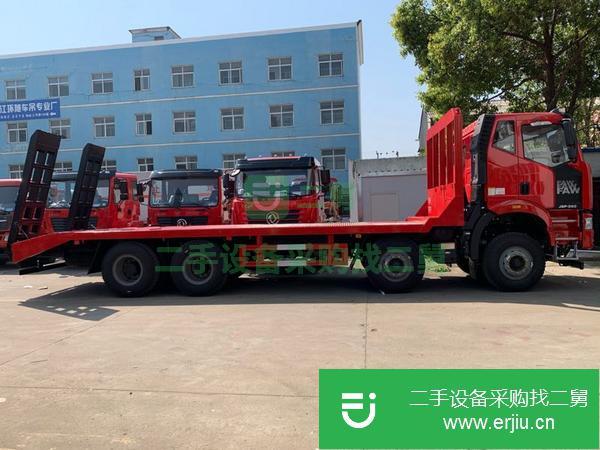 廣西出售二手一汽解放前四后八平板運輸車