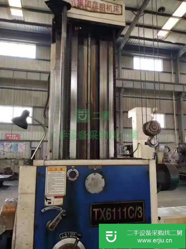 河北出售二手沈機昆明TX6111C-3數顯臥式銑鏜床
