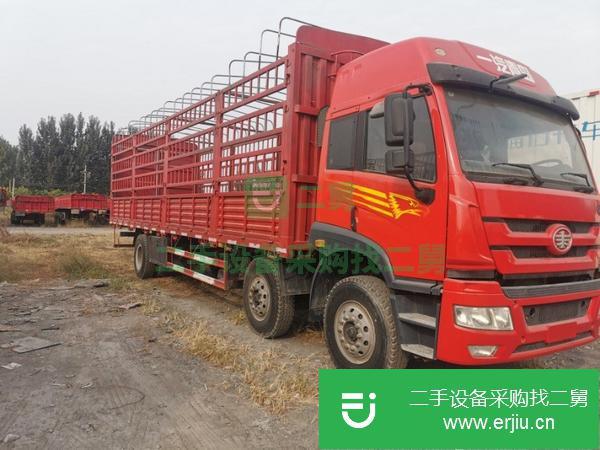山東出售二手高欄載貨車8.6米