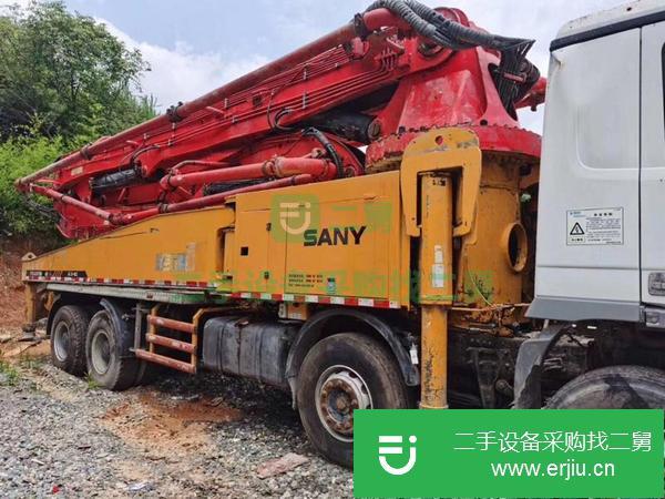 湖南出售二手四橋奔馳48米泵車