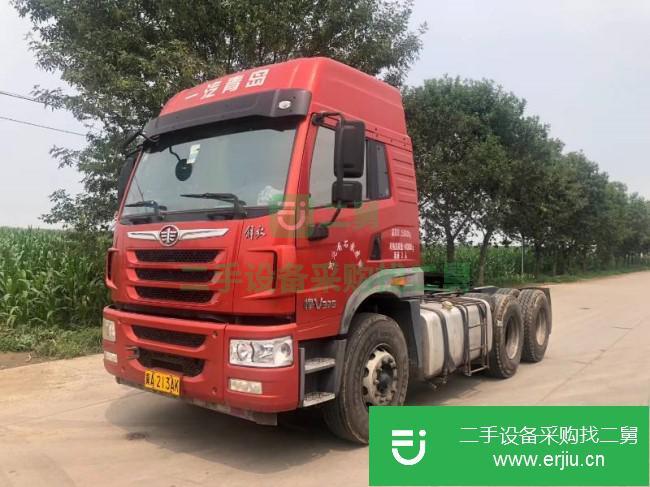 河北出售二手青島解放牽引車