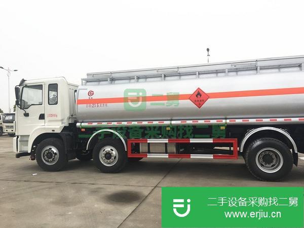 湖北出售二手東風21.5方小三軸油罐車