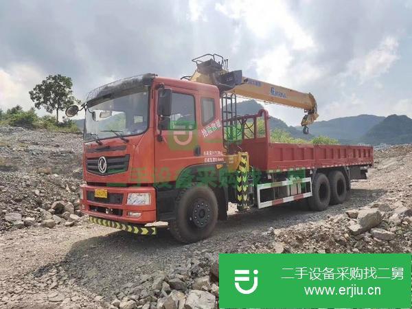 陜西出售二手后八輪吊車  濰柴270馬力