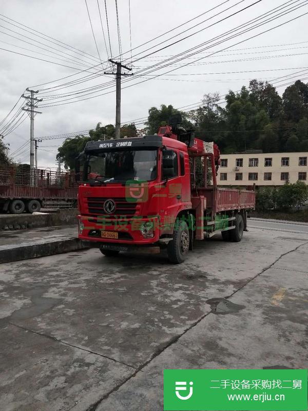江蘇出售二手后八輪隨車吊12噸