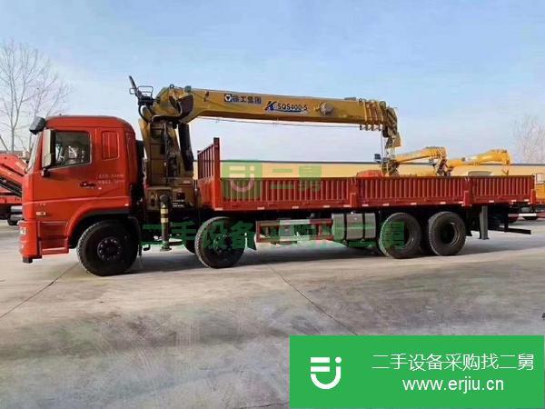 湖北出售二手東風暢行前四后八16噸隨車吊