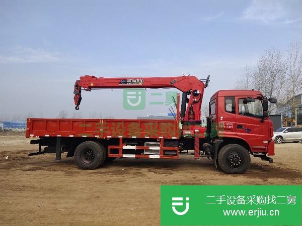 湖北出售二手東風8噸隨車吊