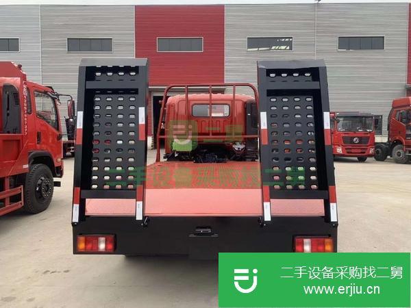 山東出售二手重汽豪曼藍牌平板運輸車