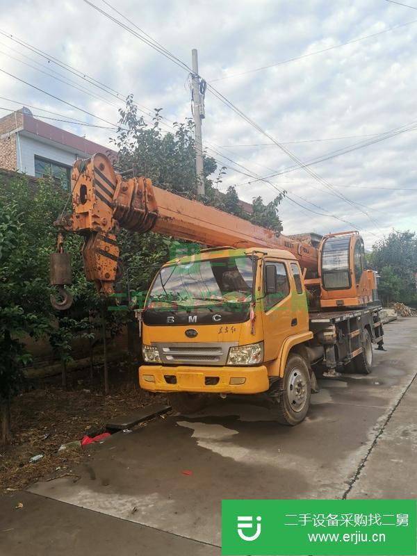 陜西出售二手魯星十噸汽車吊國(guó)三