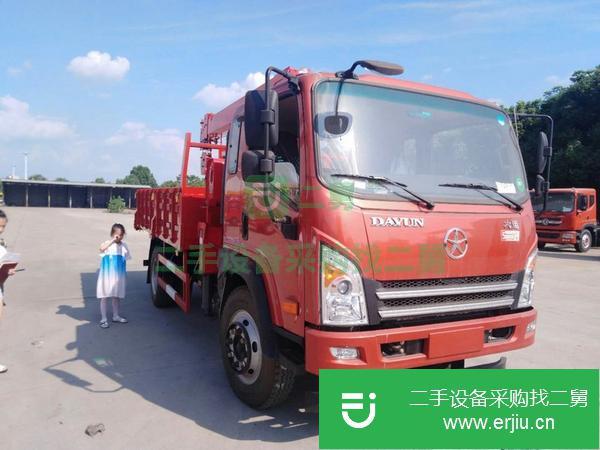 重慶出售二手大運藍牌5噸4節(jié)臂隨車吊