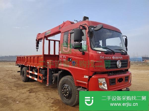 湖北出售二手東風8噸隨車吊