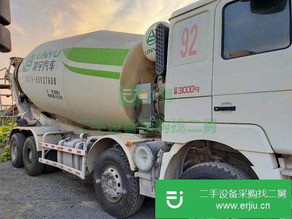 山東出售二手德龍前四后八20方攪拌車