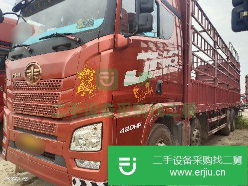 江西出售二手青島解放JH6倉柵式載貨車