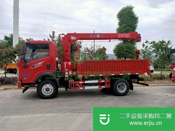 河北出售二手重汽豪曼4噸隨車吊