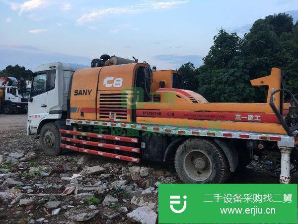 湖北出售二手三一重工10018車載泵