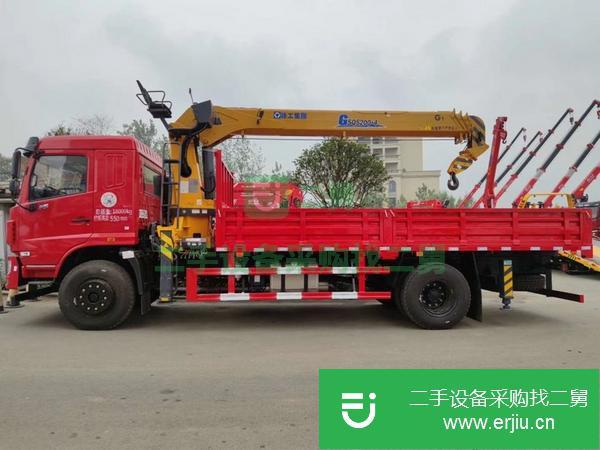 西藏出售二手東風6.3噸隨車吊