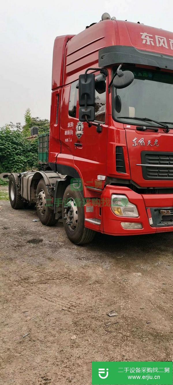 河北出售二手東風天龍385牽引車